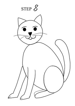 How To Draw a Cat (Step by Step with Pictures) | Cool2bKids