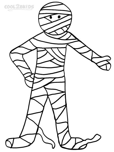 Printable Mummy Coloring Pages For Kids Cool2bKids