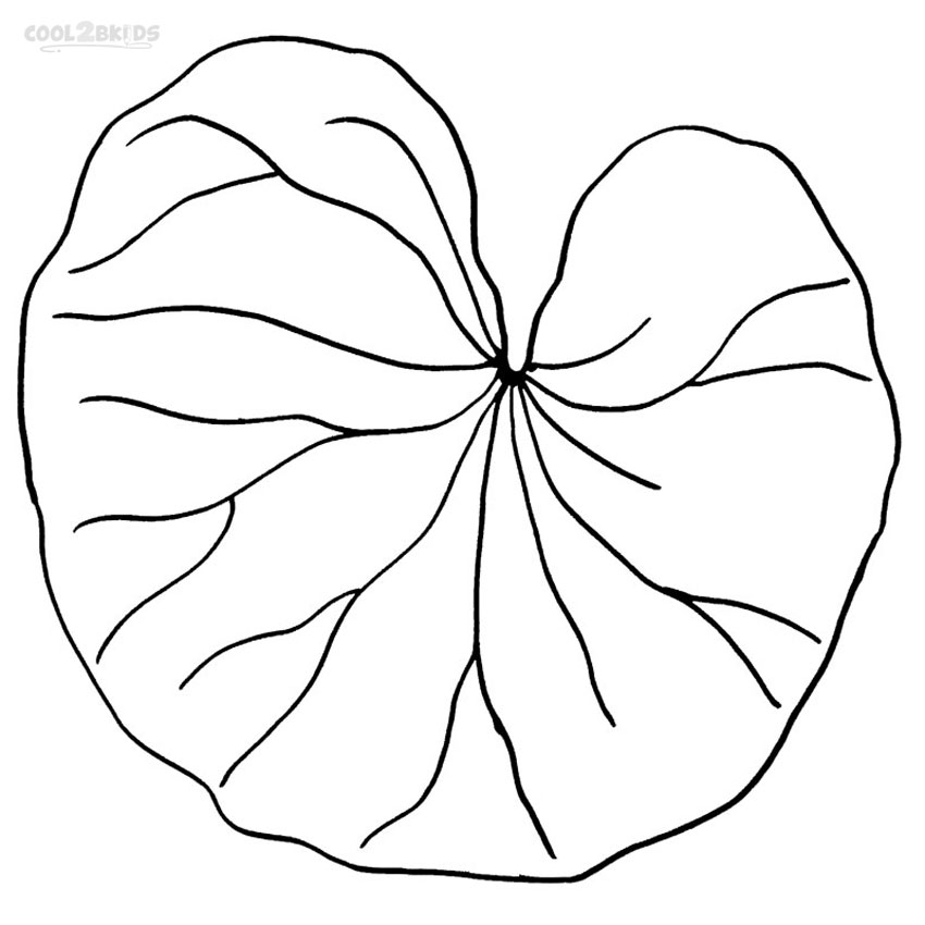 Printable Lily Pad Coloring Pages For Kids Cool2bKids