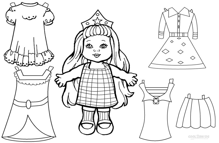 Free Printable Paper Doll Templates Cool2bKids