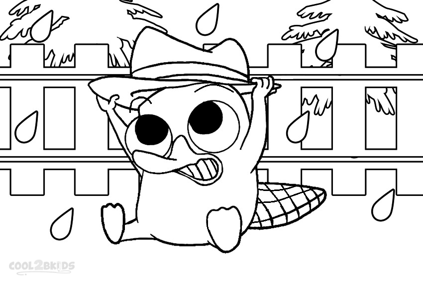 Printable Perry the Platypus Coloring Pages For Kids | Cool2bKids