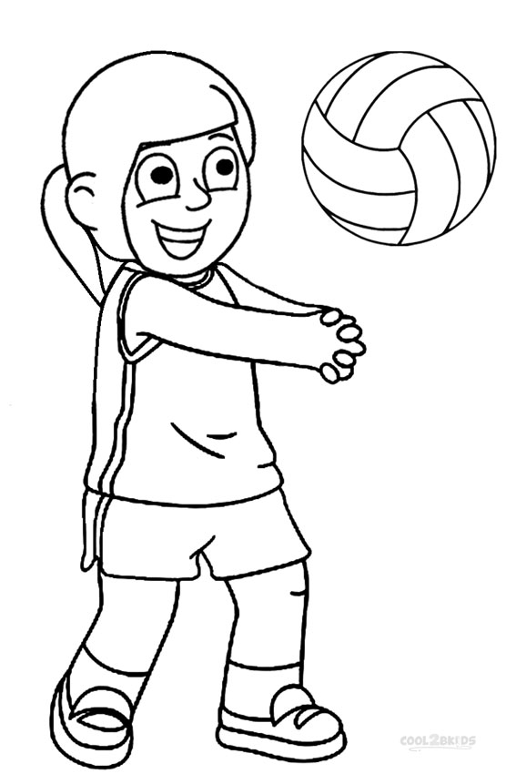 Printable Volleyball Coloring Pages For Kids Cool2bKids