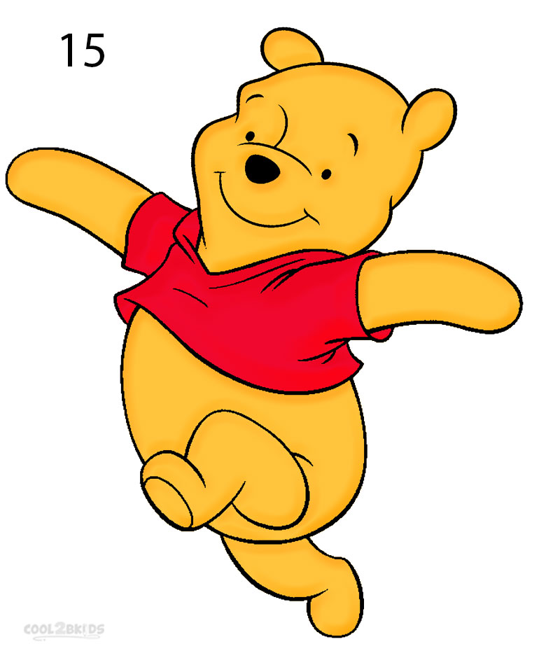 How to Draw Winnie the Pooh (Step by Step Pictures) Cool2bKids