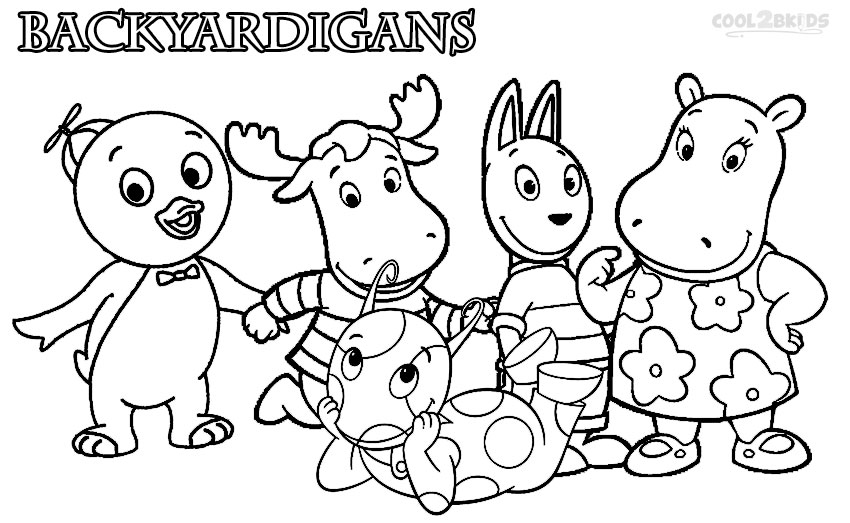 Printable Backyardigans Coloring Pages For Kids Cool2bkids