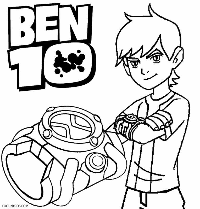 Printable Ben Ten Coloring Pages For Kids Cool2bKids