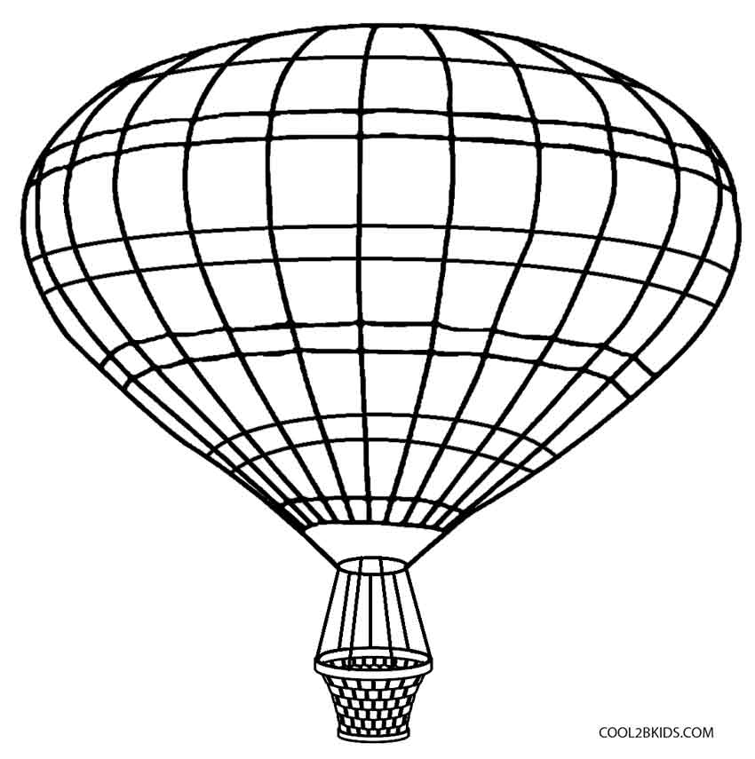 Printable Hot Air Balloon Coloring Pages For Kids Cool2bKids