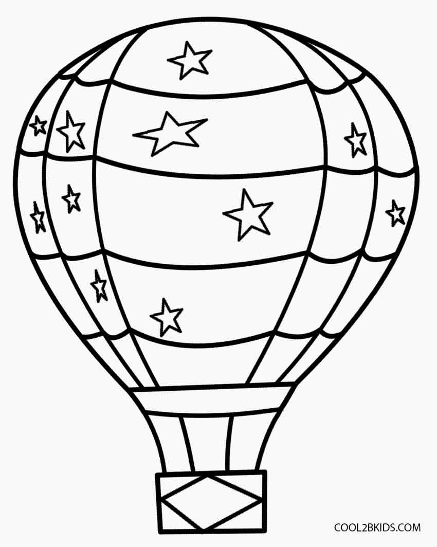 Free Printable Hot Air Balloon Template Printable Templates