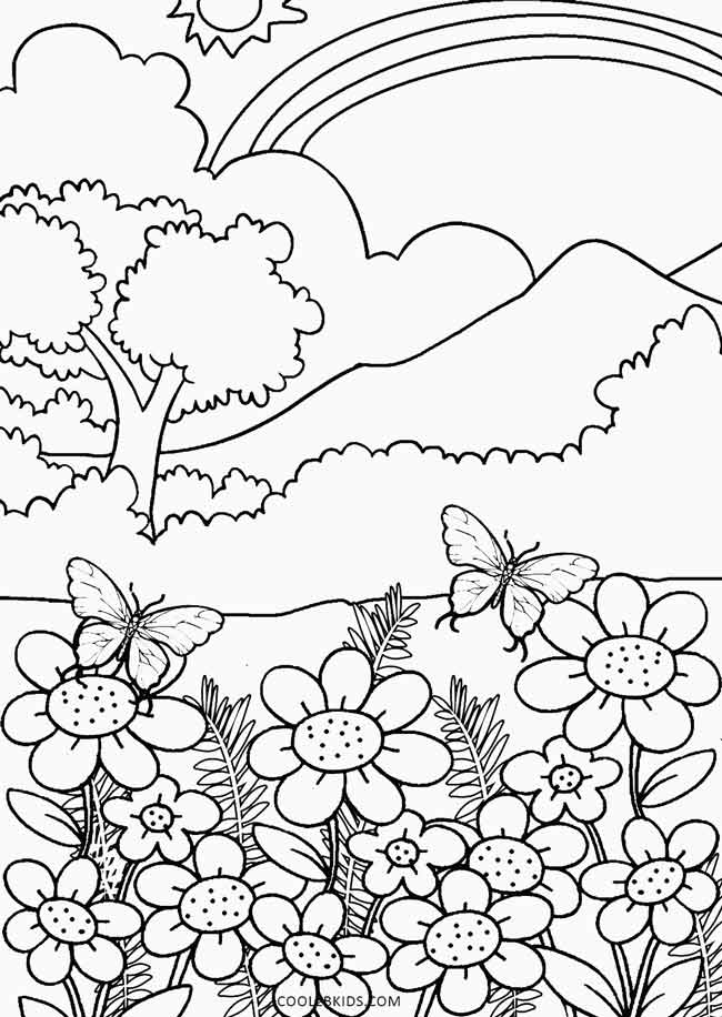 Printable Nature Coloring Pages For Kids | Cool2bKids