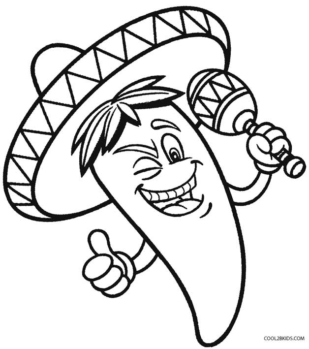 Printable Cinco De Mayo Coloring Pages For Kids Cool2bKids