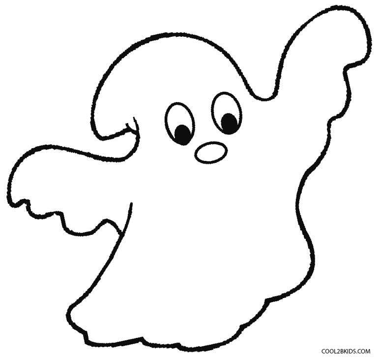 634 Unicorn Printable Ghost Coloring Pages for Kindergarten
