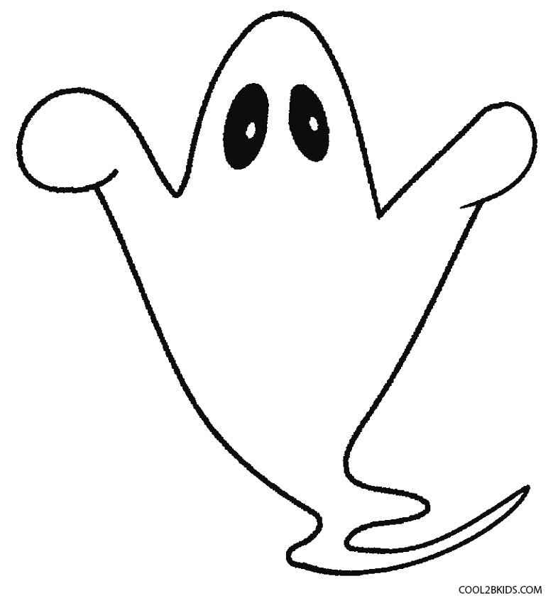Printable Ghost Coloring Pages For Kids | Cool2bKids