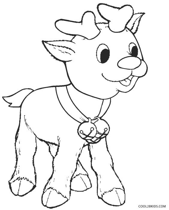 Printable Rudolph Coloring Pages Kids Cool2bkids Baby