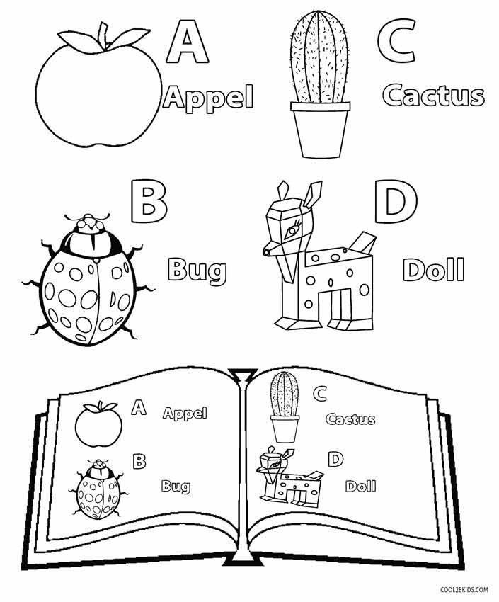 Printable Kindergarten Coloring Pages For Kids Cool2bKids