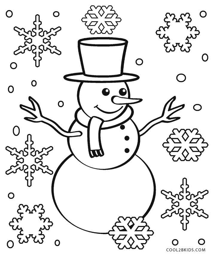 Printable Snowflake Coloring Pages For Kids Cool2bKids