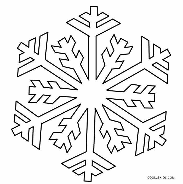 Printable Snowflake Coloring Pages For Kids Cool2bKids