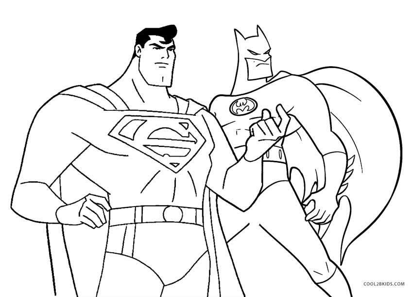 387 Cute Free Superman Coloring Pages for Kids