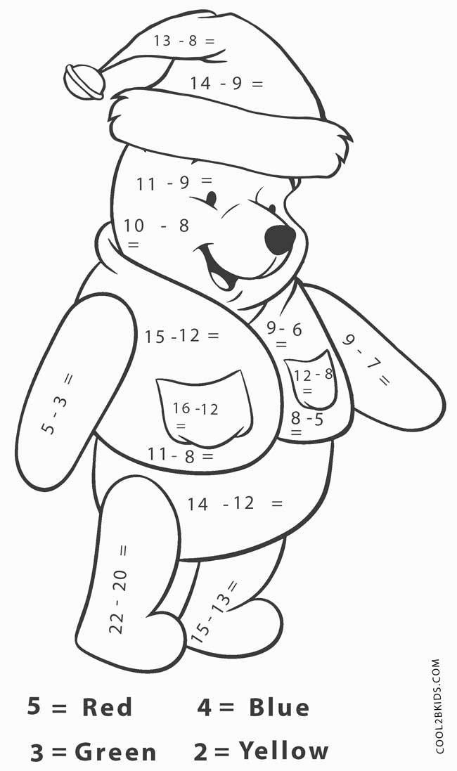 Math Coloring Pages Kindergarten