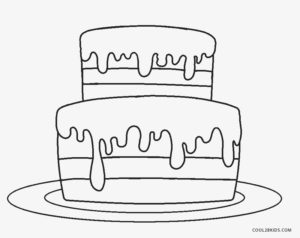 Free Printable Birthday Cake Coloring Pages For Kids