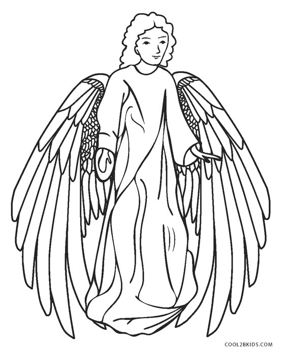 Free Printable Angel Coloring Pages For Kids Cool2bKids