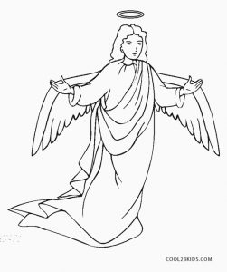 Free Printable Angel Coloring Pages For Kids | Cool2bKids