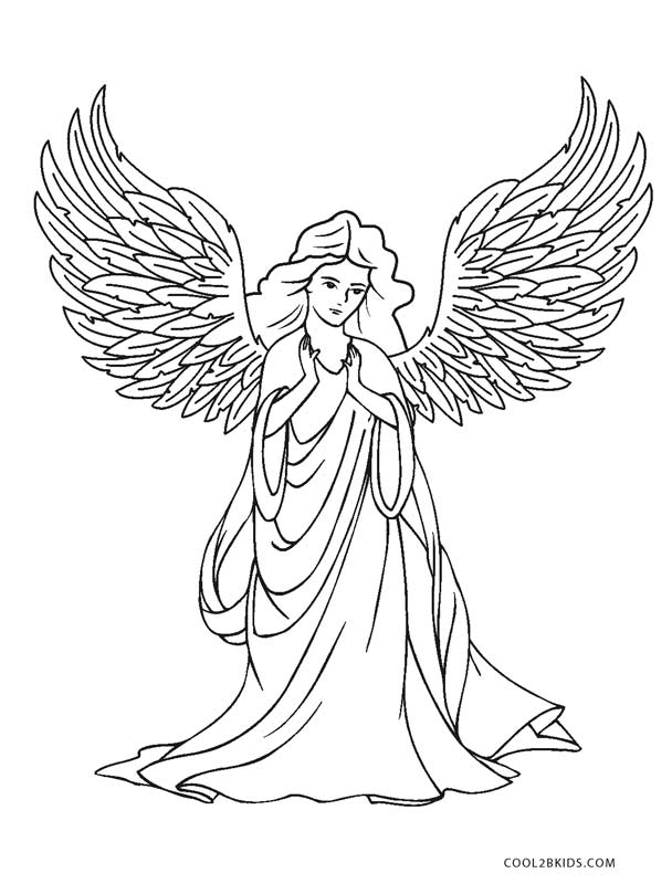 Free Printable Angel Coloring Pages For Kids Cool2bKids