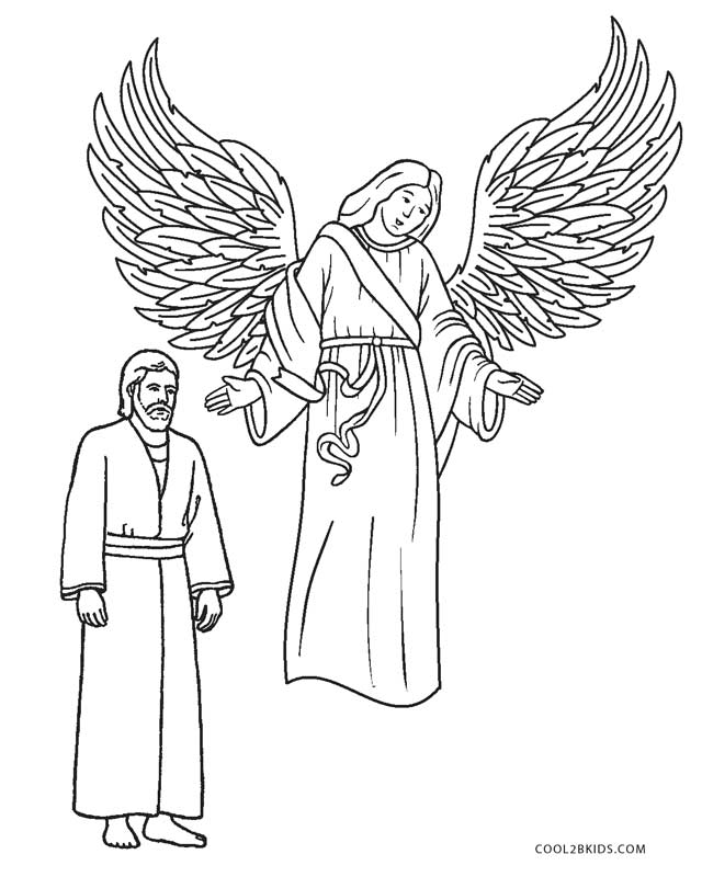 Free Printable Angel Coloring Pages For Kids | Cool2bKids
