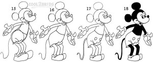 How To Draw Mickey Mouse Step 5