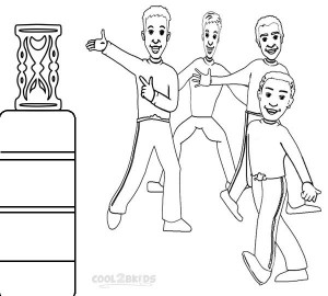 printable wiggles coloring pages