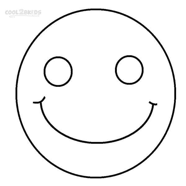 face coloring page