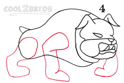 how to draw a cartoon dog