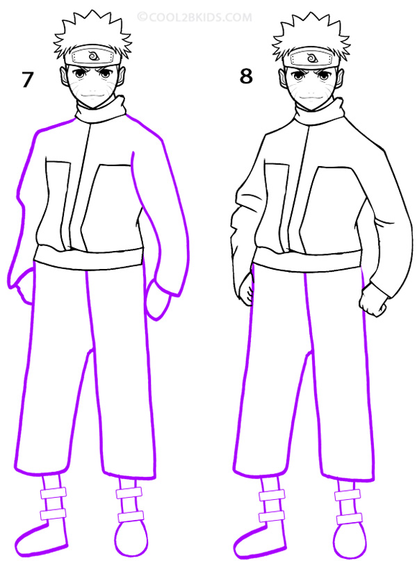 How to Draw Naruto Full Body