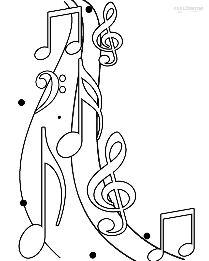 Coloring Pages Of Musical Notes 4