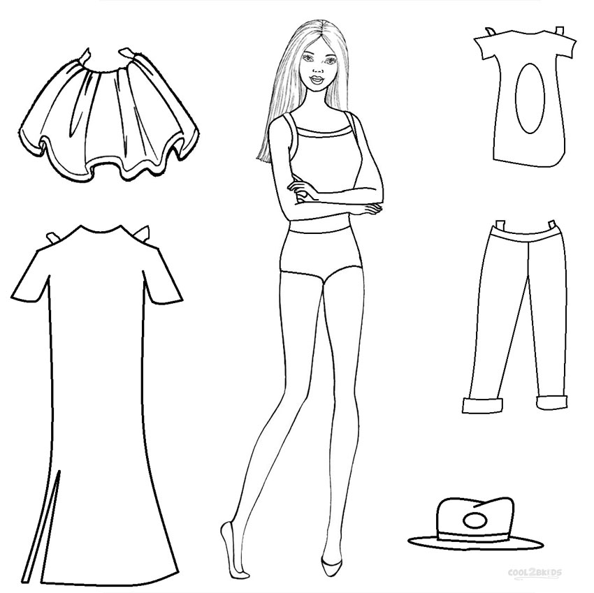 Paper Doll Template Free