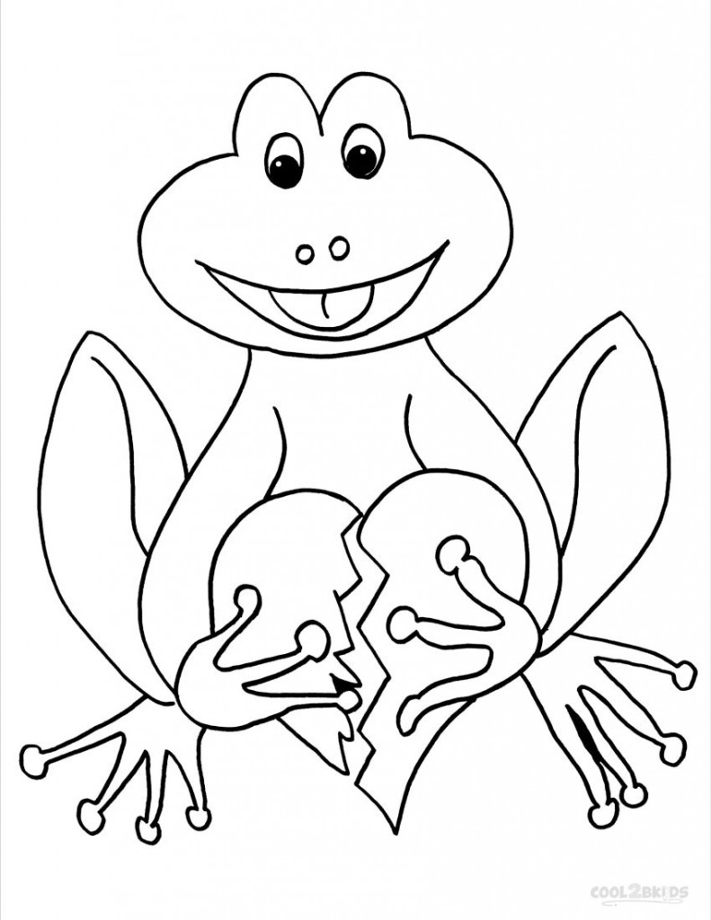 Printable Toad Coloring Pages For Kids