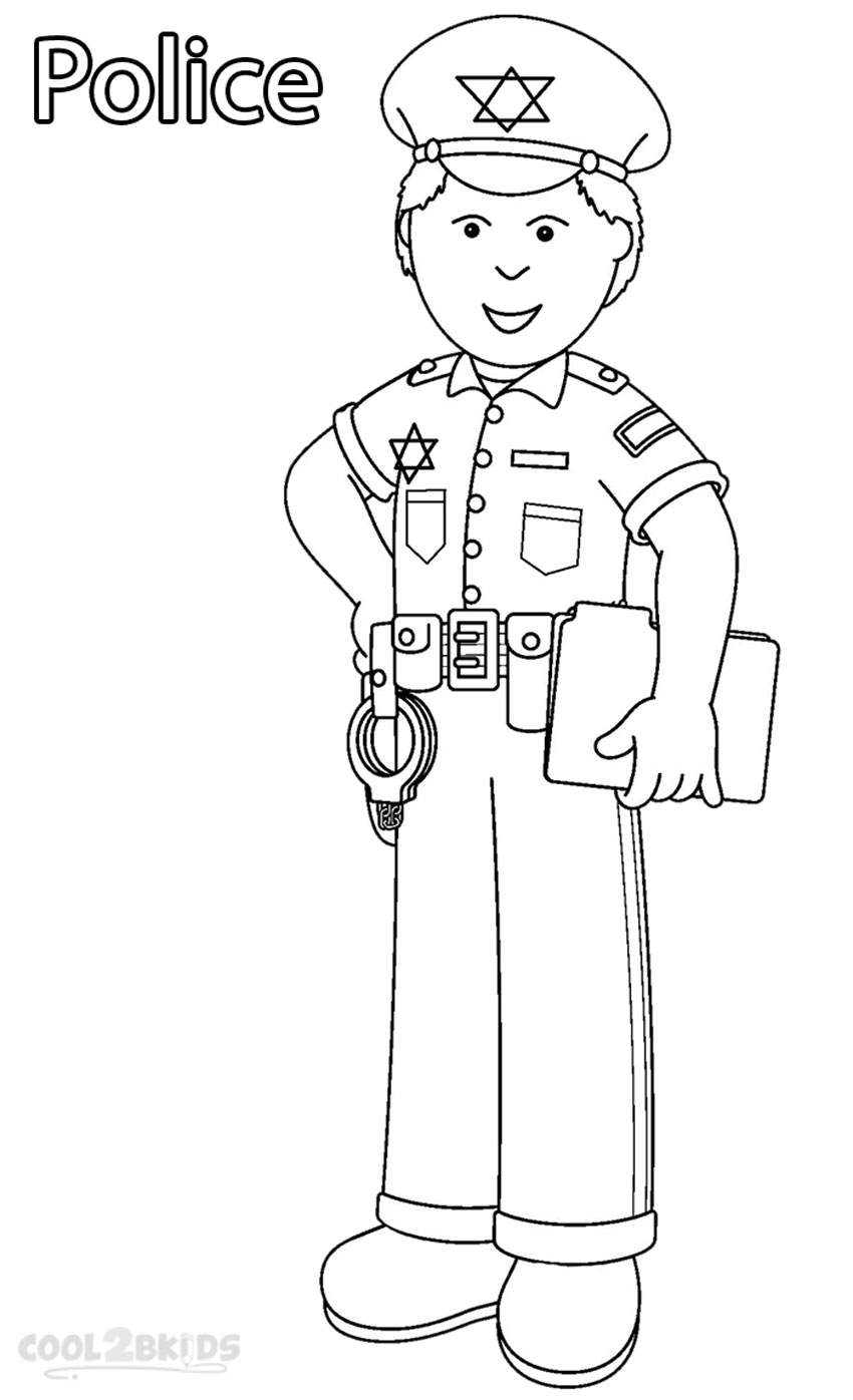 Printable Community Helper Coloring Pages For Kids | Cool2bKids