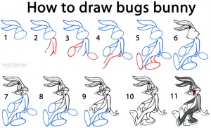 How To Draw Bugs Bunny Step by Step