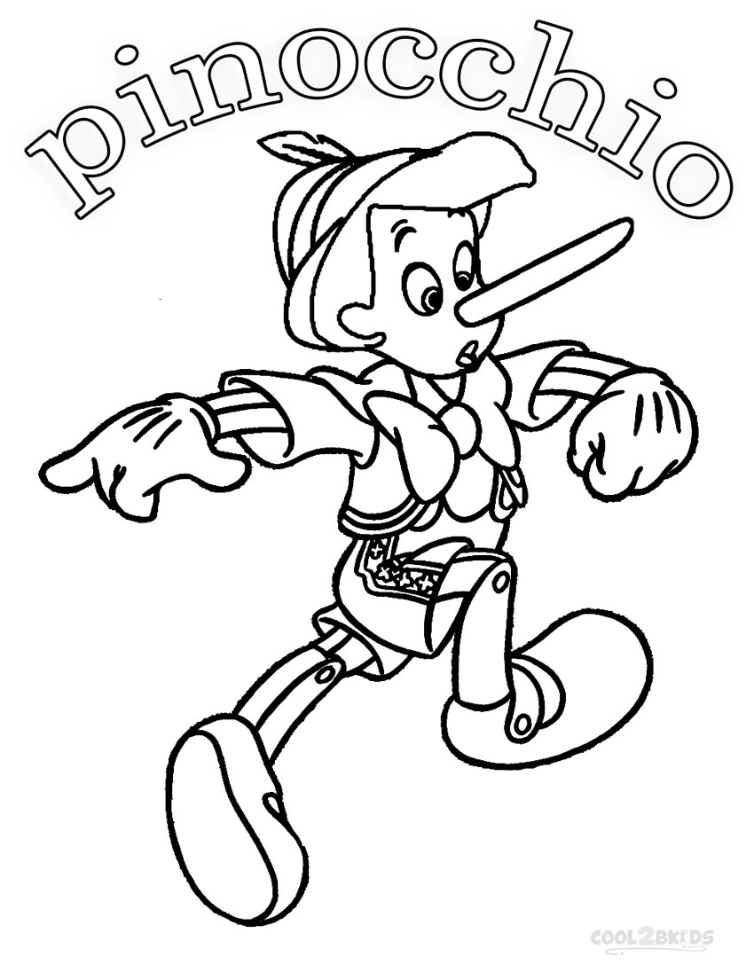 Pinocchio Pinocho Kolorowanki Pinokio Colorear Grillo Pepito Darmowe ...