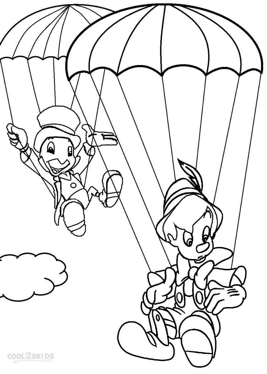 Pinocchio Coloring Pages Printable Free Coloring Pages