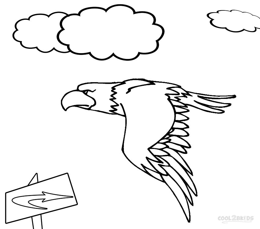 Coloring Pages Realistic Bald Eagle Coloring Pages