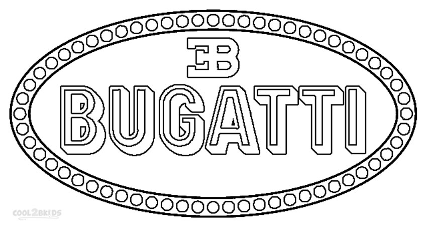 Printable Bugatti Coloring Pages For Kids