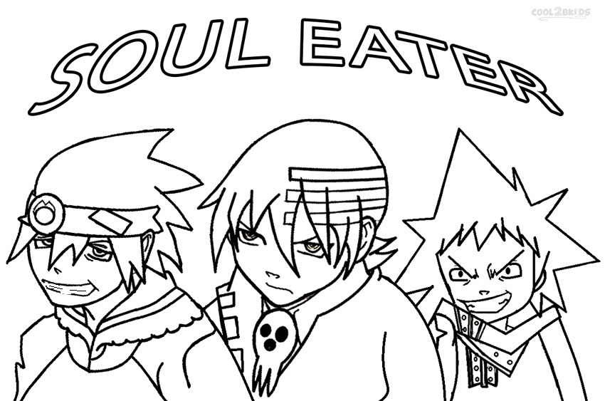 Printable Soul Eater Coloring Pages For Kids