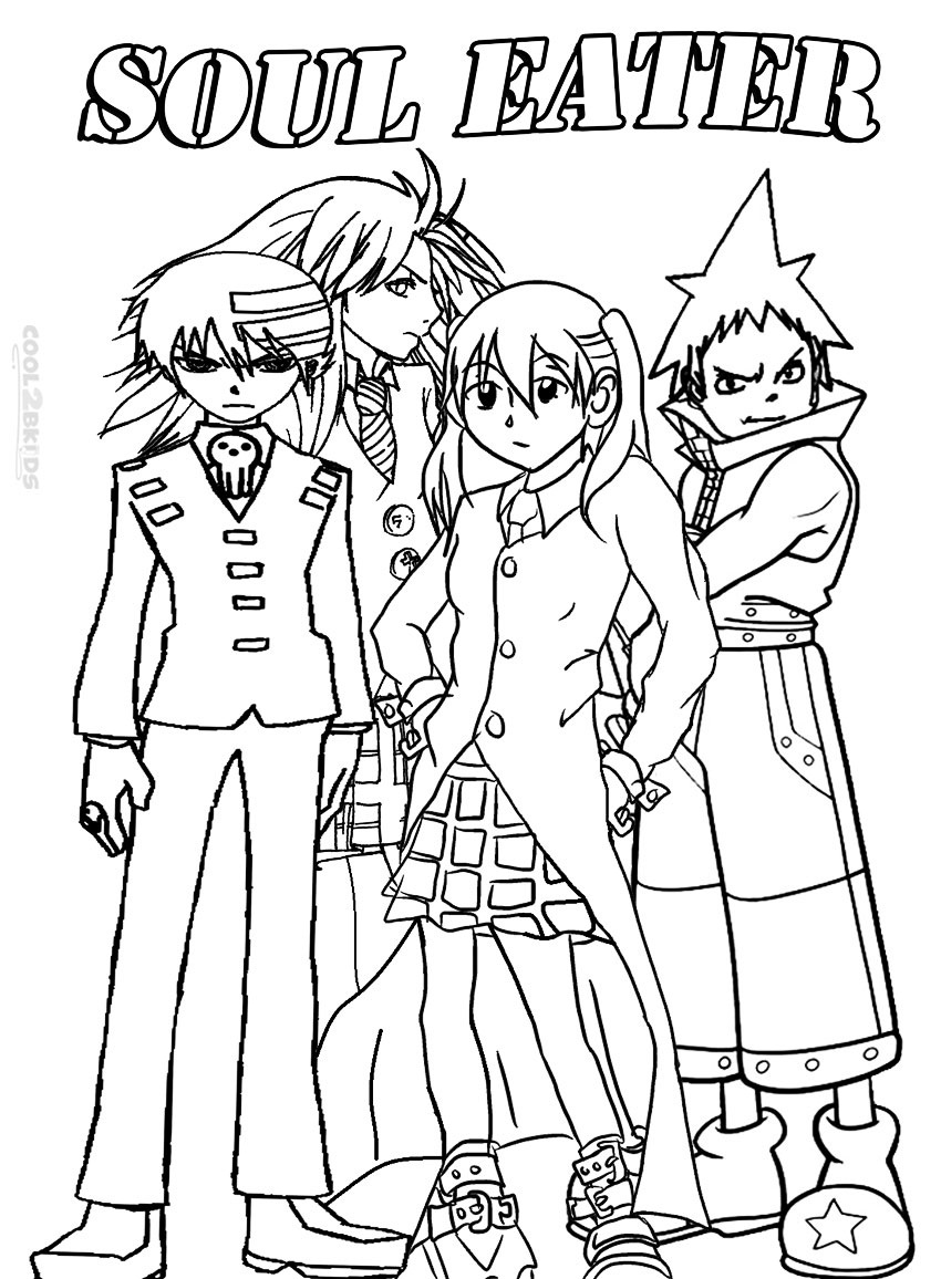 Soul Eater Coloring Pages 3
