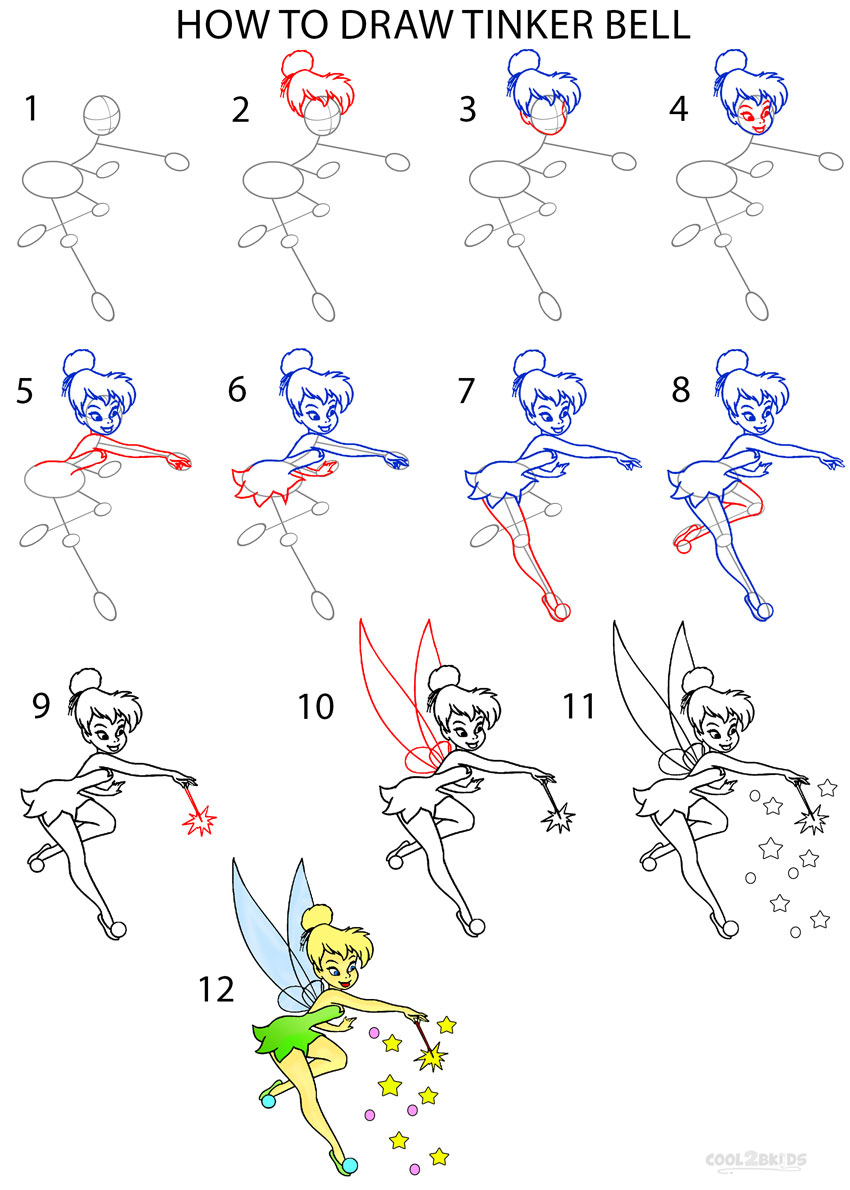 How To Draw Tinkerbell Step By Step Pictures - tinkerbell 008 roblox