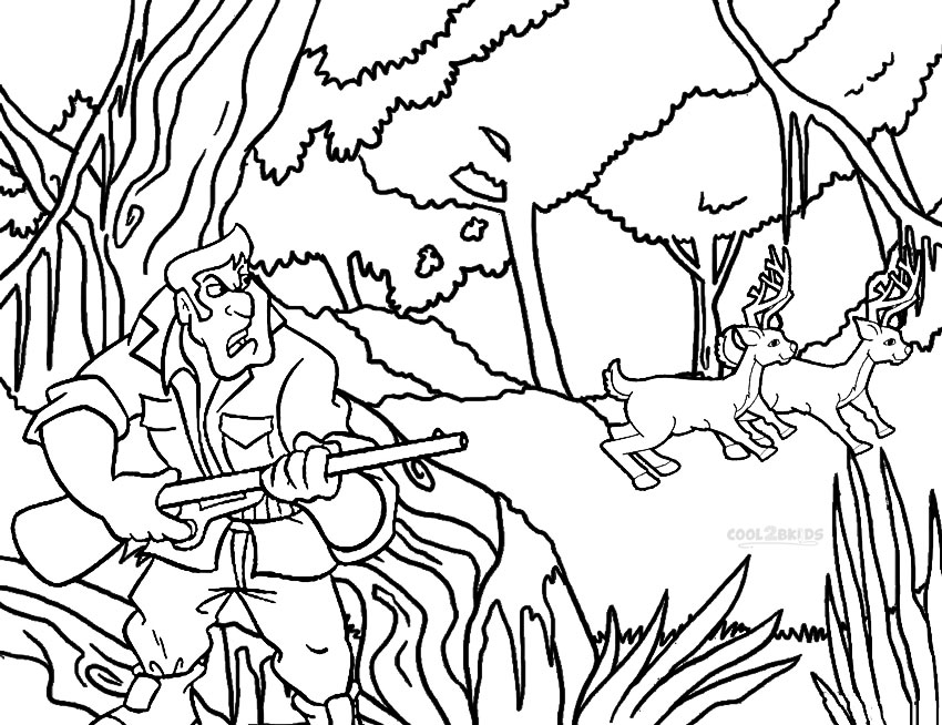 Free Printable Hunting Coloring Pages We have coloring pages for for