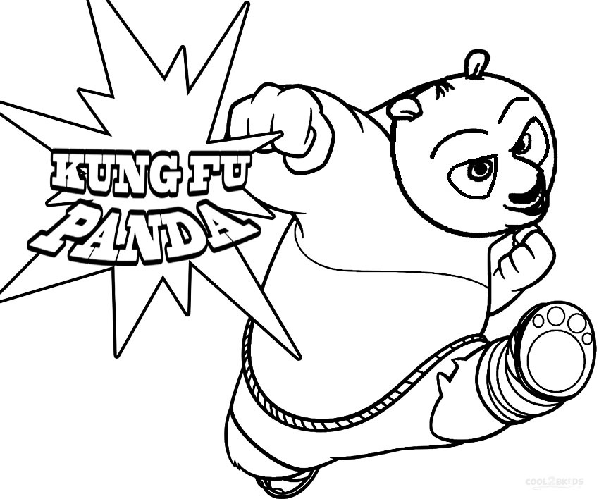 955 Cartoon Po Coloring Pages with Printable