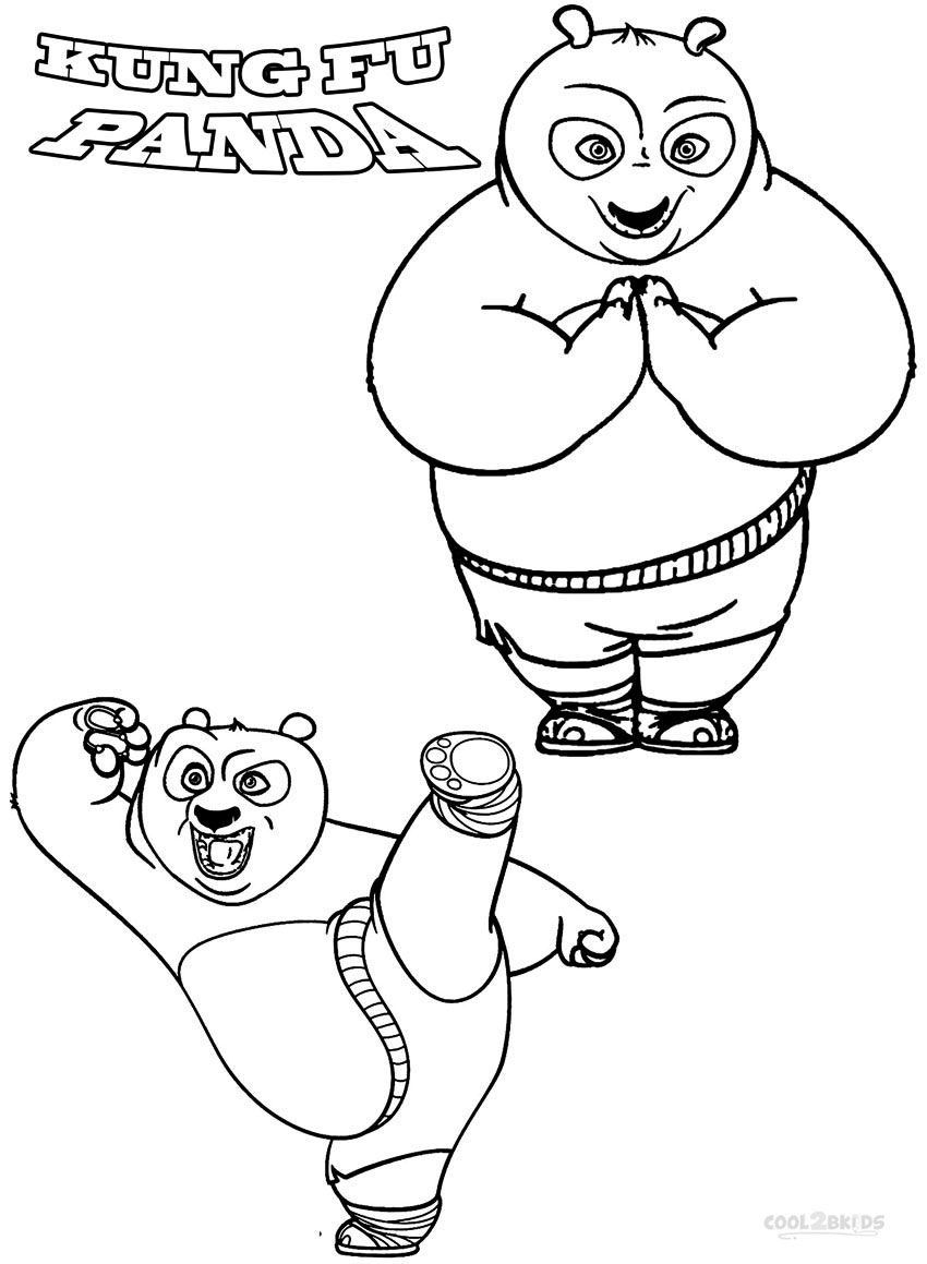 Kung Fu Panda Coloring Pages Printable Kids Coloring Pages | Images and ...