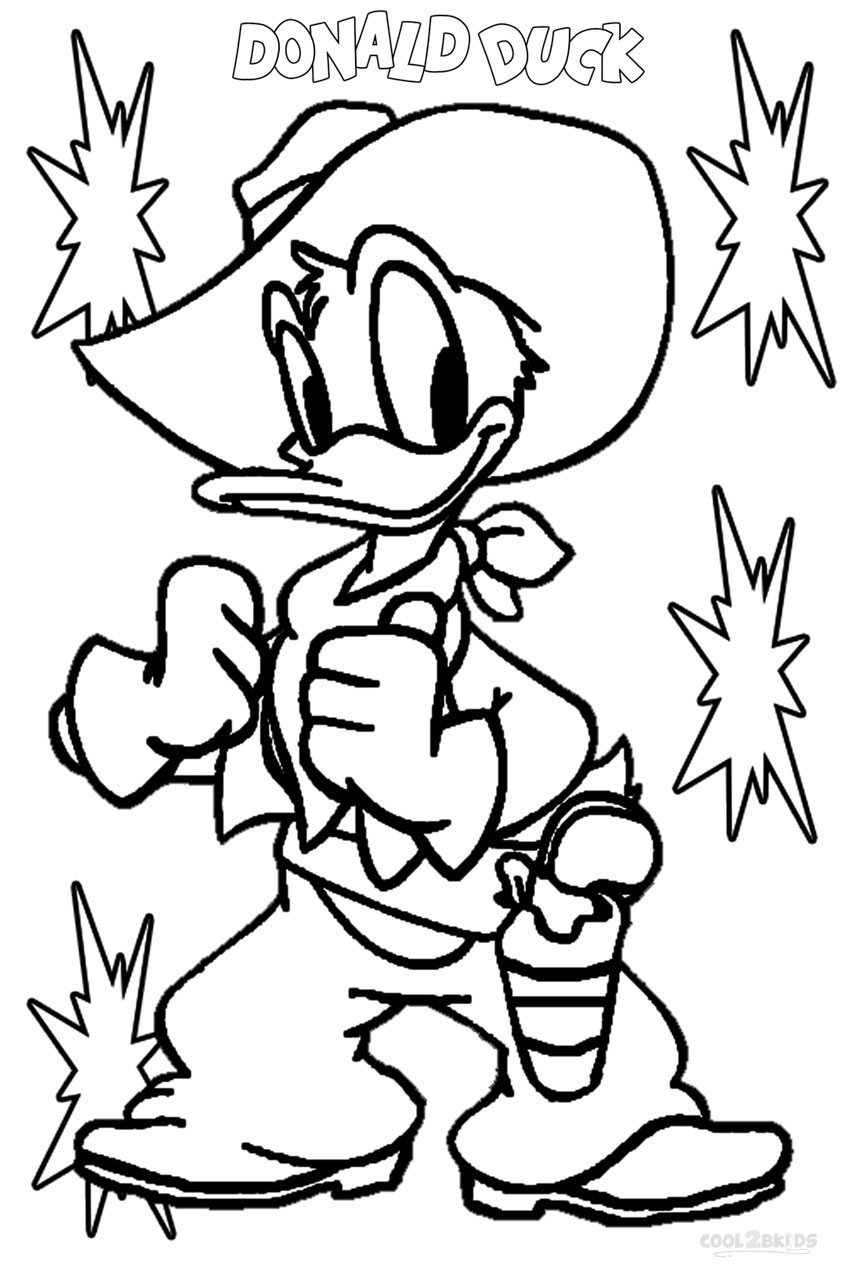 Coloring Blog For Kids Donald Duck Coloring Pages
