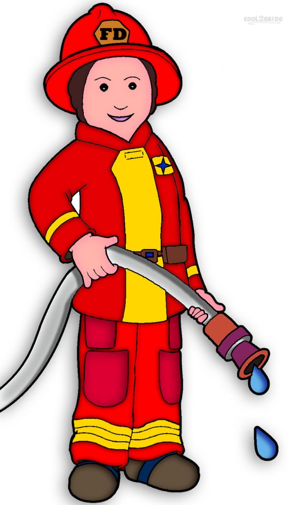 Free Printable Fireman Coloring Pages