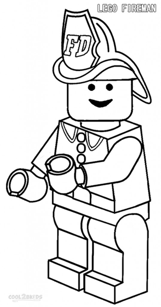 Free Printable Fireman Coloring Pages