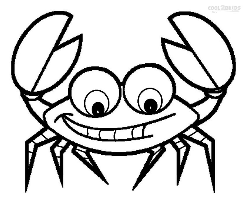 blue crab coloring pages